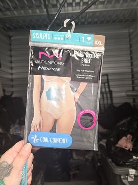 Maidenform Flexees Sculpts High Waist Brief - Nude